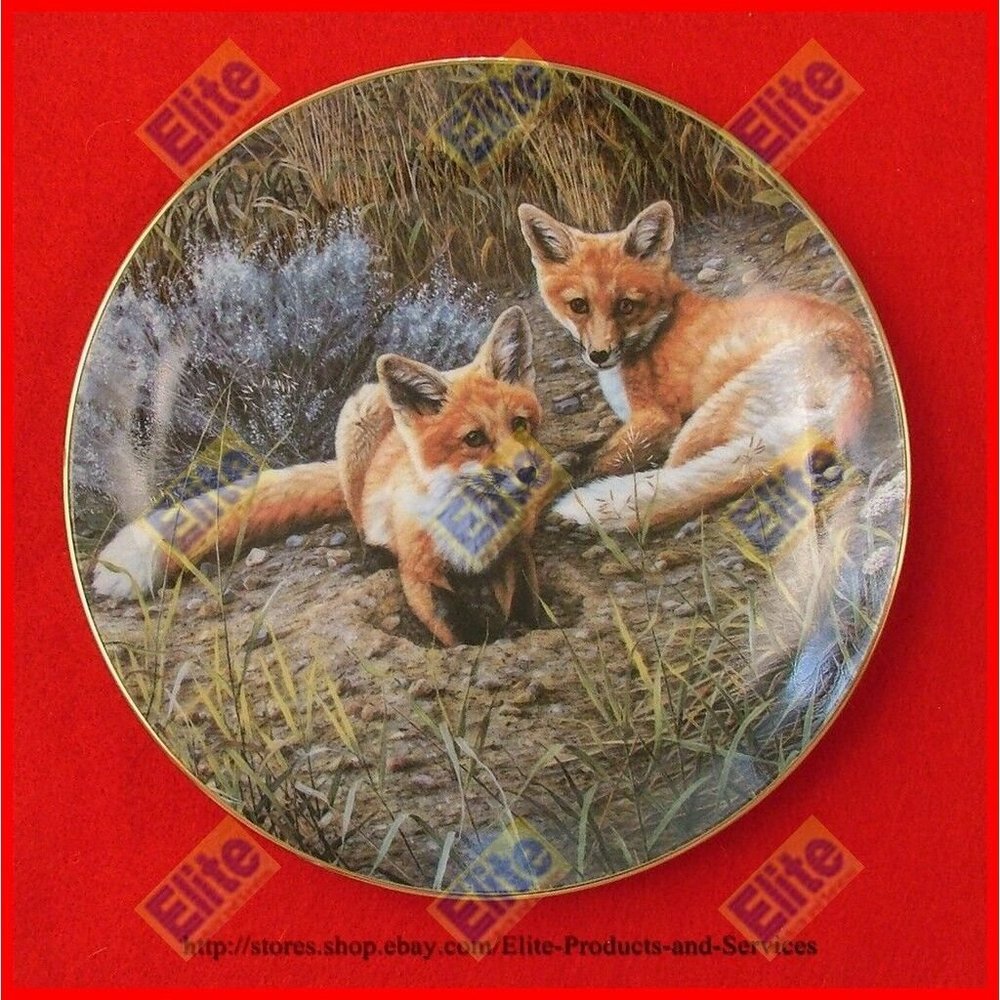 Be My Baby Collectors Plate‎ "Waiting For Supper" - MIB